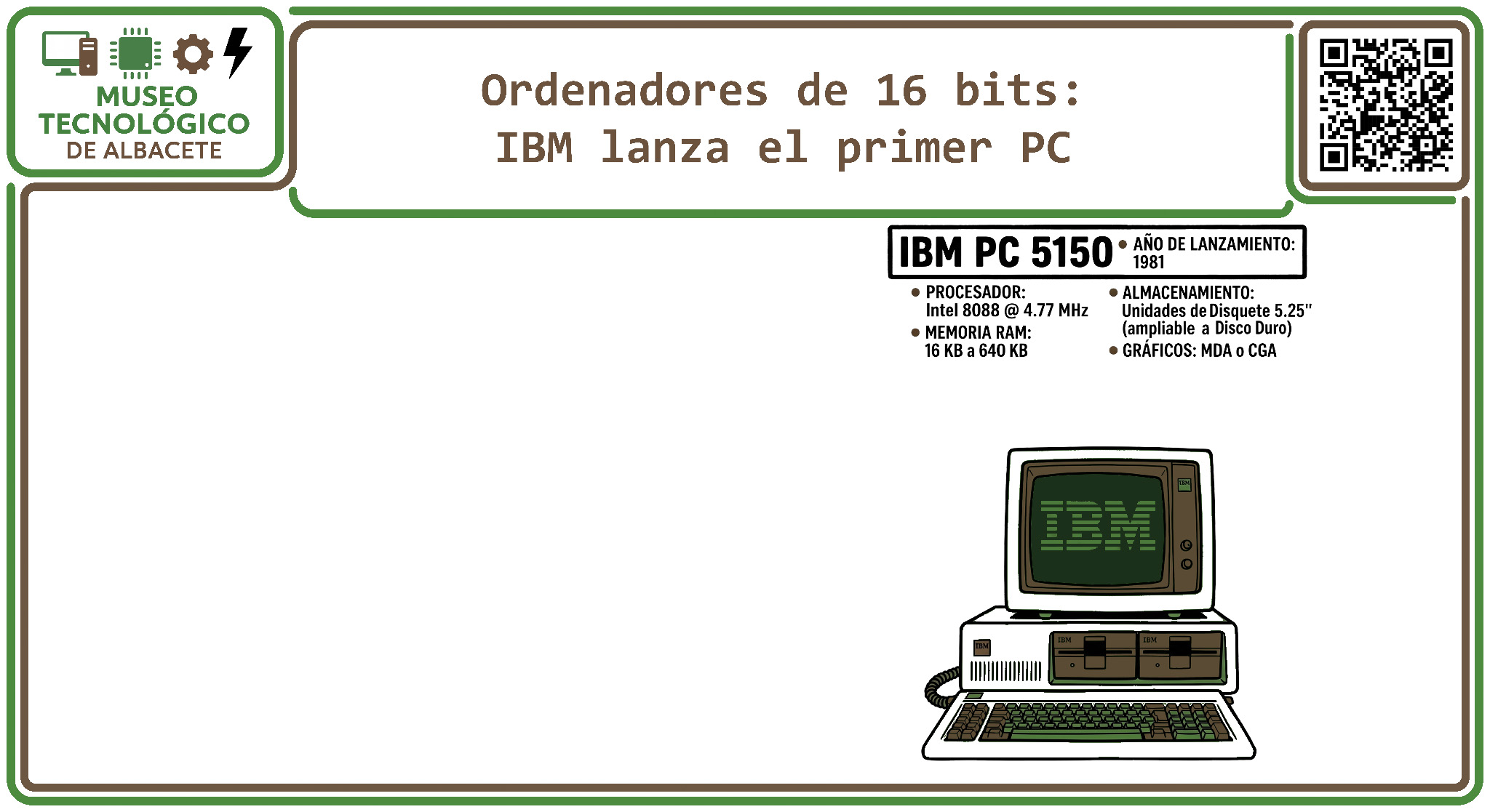 Ordenadores de 16 bits: IBM lanza el primer PC